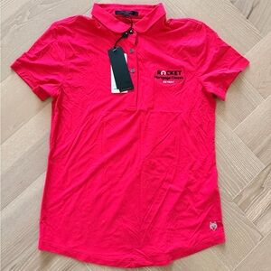 Greyson Rocket Mortgage Pink Polo